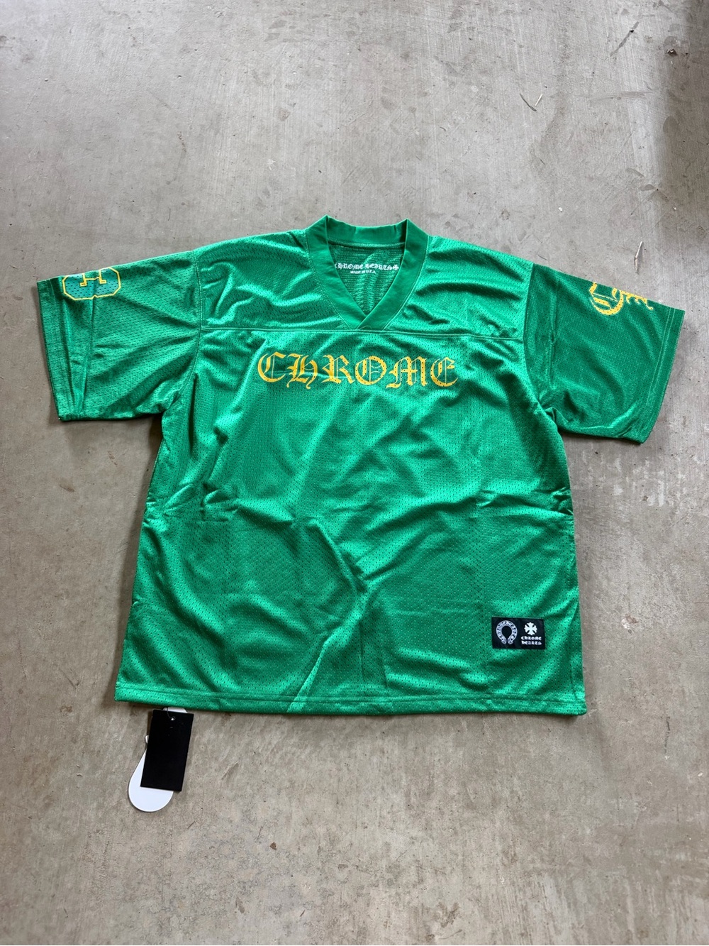 Green Chrome Short Sleeve Jersey